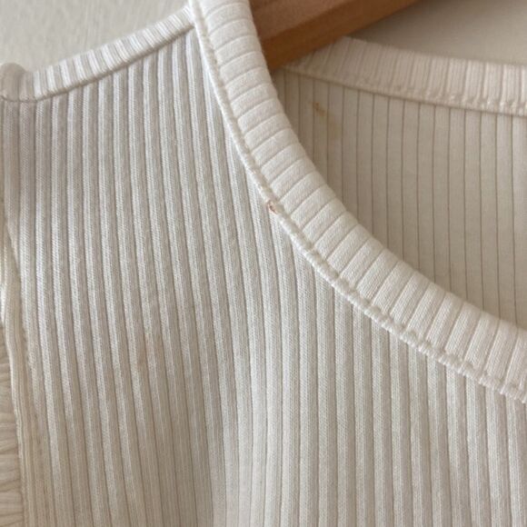 J. Crew Vintage rib ruffle-sleeve shirt* - Picture 8 of 10